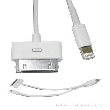 2-in-1 Multifunction Cable, Suitable for iPhone 4/4S/5, Many Colors Optional